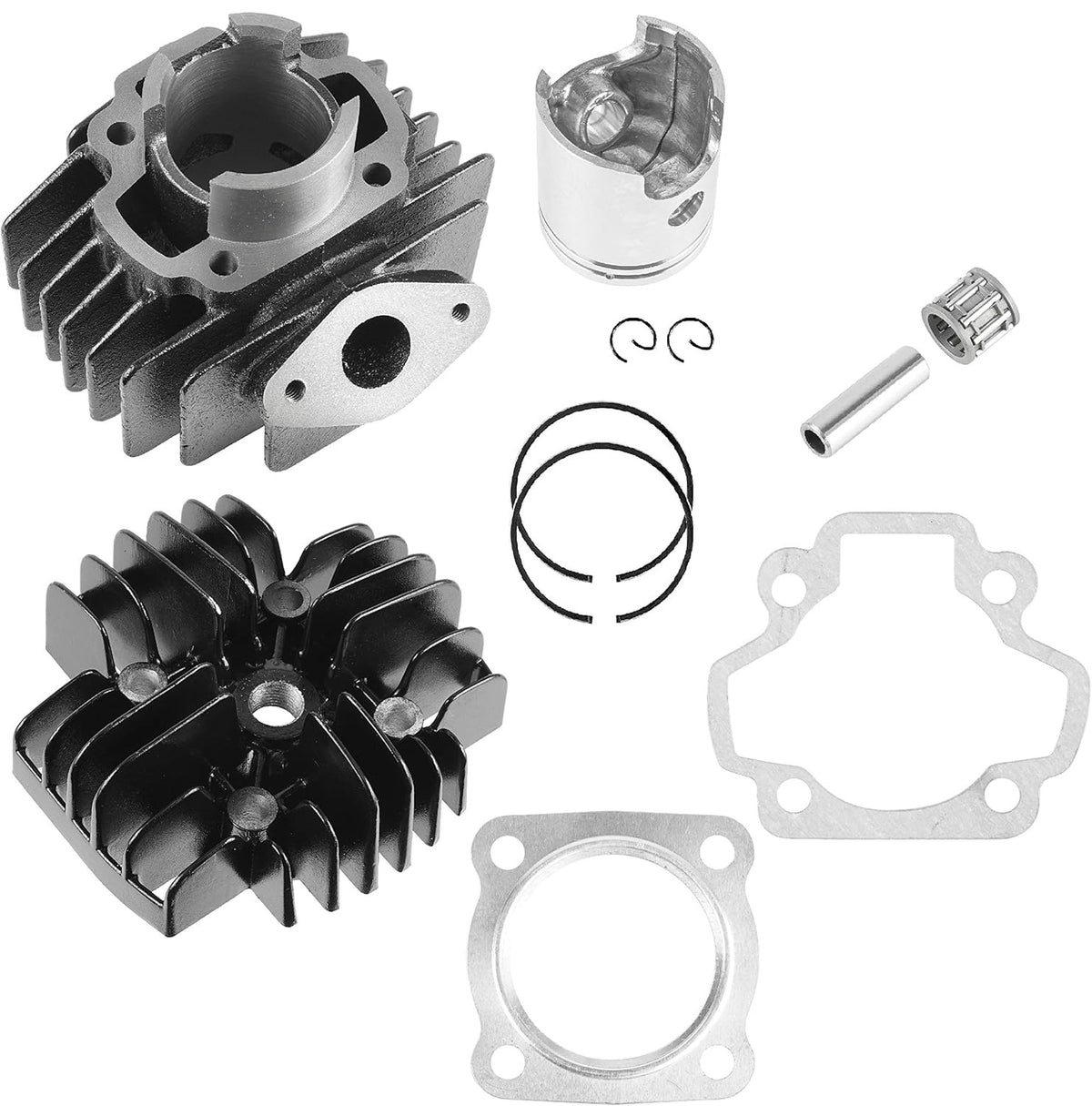 Dirt Racing Cylinder Kit With Head 40.00mm Yamaha 1981 - 2022 PW50 4J2-11311-00-00-00-00