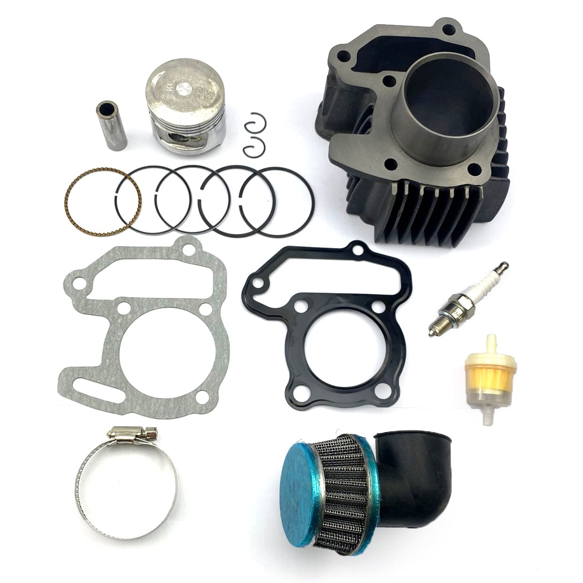 Factory Image Racing Cylinder Kit YFM80 BADGER22K-11311-02-00 22F-11351-01-00 55X-11181-00-00, Yamaha ATV Quad 85-01 47mm 55X-11631-00-96