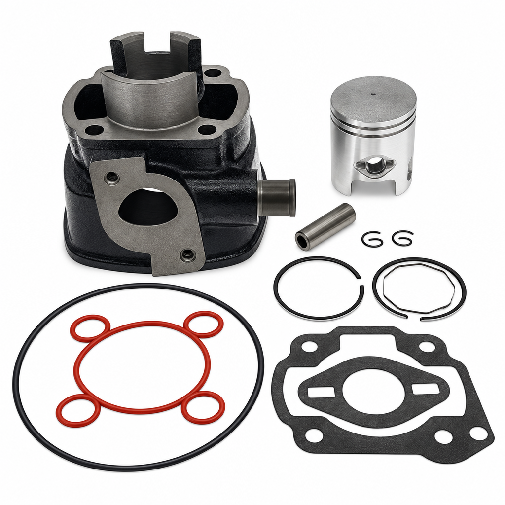 Dirt Racing Cylinder Kit Aprilia SR50 Malaguti F12 F15 Mbk Nitro Yamaha Aerox Jog 50CC 70CC 47mm H2O Alum Head