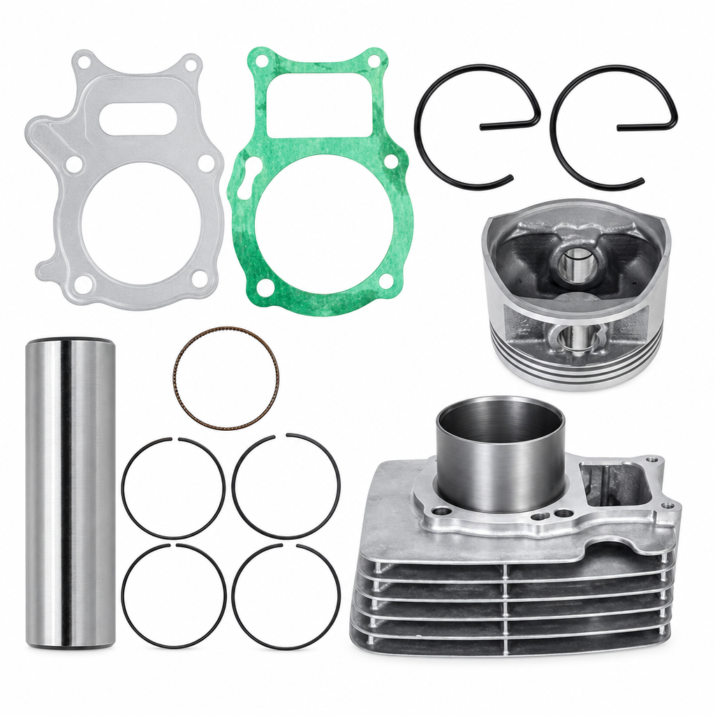 Dirt Racing Cylinder Rebuild Kit 01-20 Honda Trx 250 Ex TE Tm X 68.50mm 12100-HN6-000 12191-HM8-000