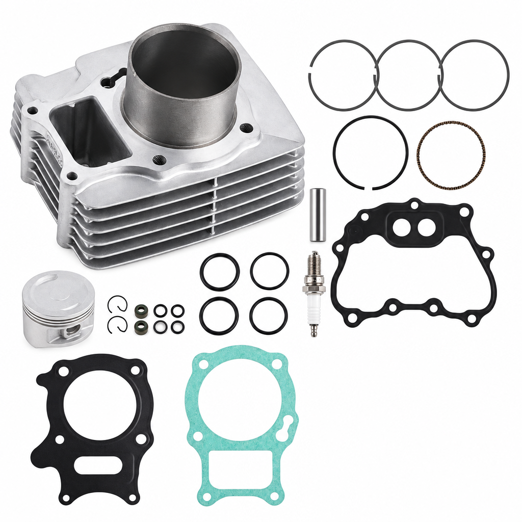 Dirt Racing Cylinder Rebuild Kit 01-20 Honda Trx 250 Ex TE Tm X 68.50mm 12100-HN6-000 12191-HM8-000