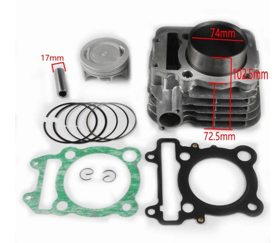 Dirt Racing Big Bore Cylinder & Piston Kit with Gasket Set Yamaha Xt Ys Ybr 250 1S4-11311-00-A0 1S4-11311-01-A0