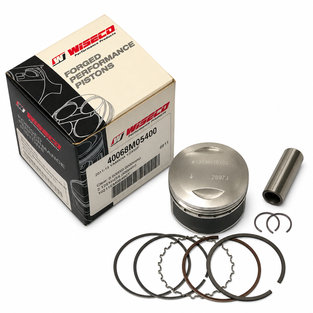 Piston Kit 15-16 KX250F 14.5, Wiseco WRC905M07700 77.00mm, Racers Choice ArmorGlide
