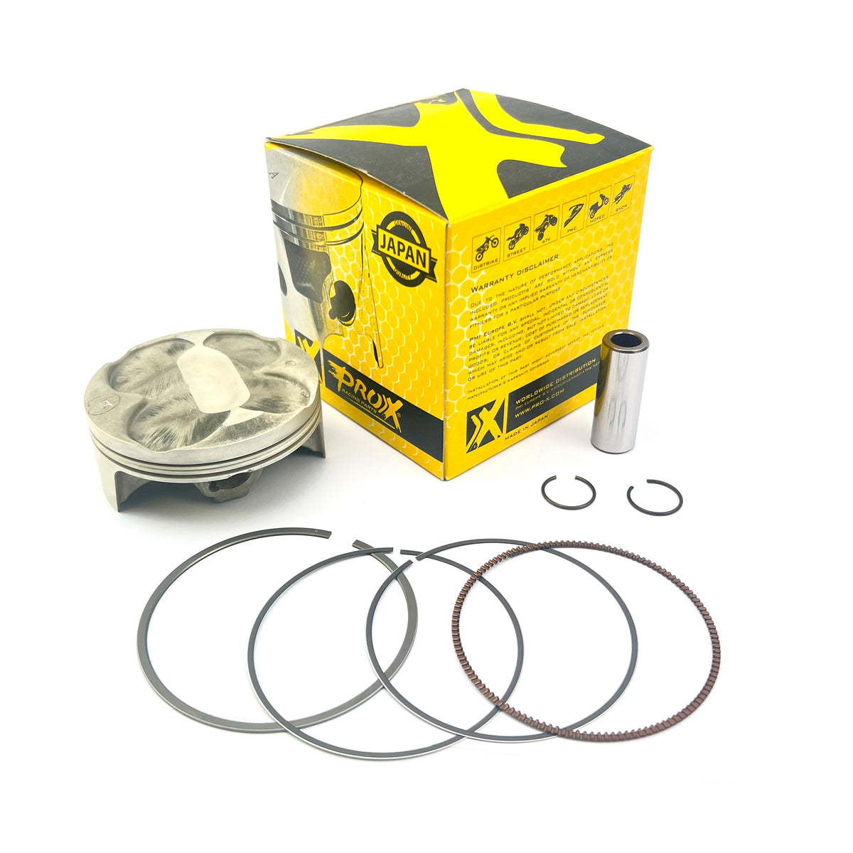 Pro-X Racing Piston Kit 07-09 RMZ250 77.00, Prox 01.3338.C