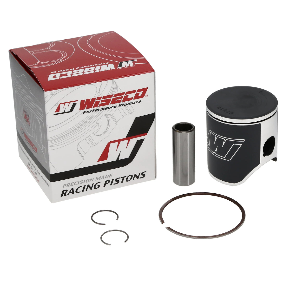 Piston Kit 86-07 CR80 48.00, Wiseco 643M04800 Honda