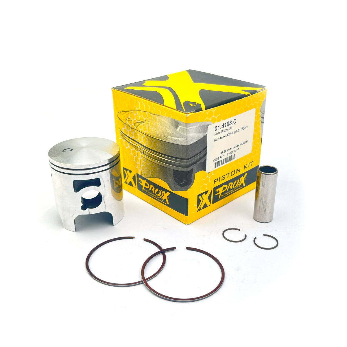 Pro-X Racing Piston Kit 88-00 KX80 48.00 A, Prox 01.4108.A