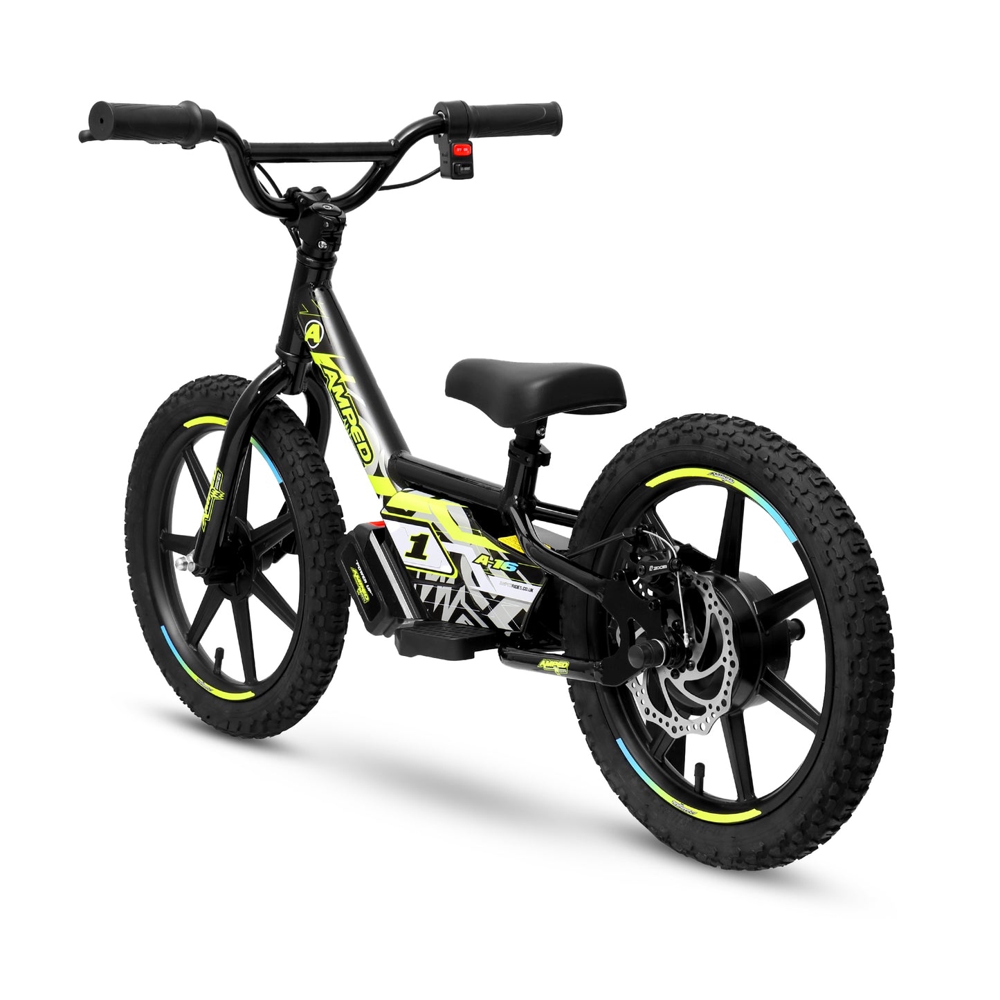 Amped A16 Electric Dirt Balance Bike – 24V Lithium | 250W Motor