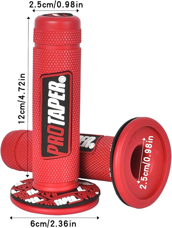 RED Pro Taper Red Premium Universal Grips – High-Quality Upgrade