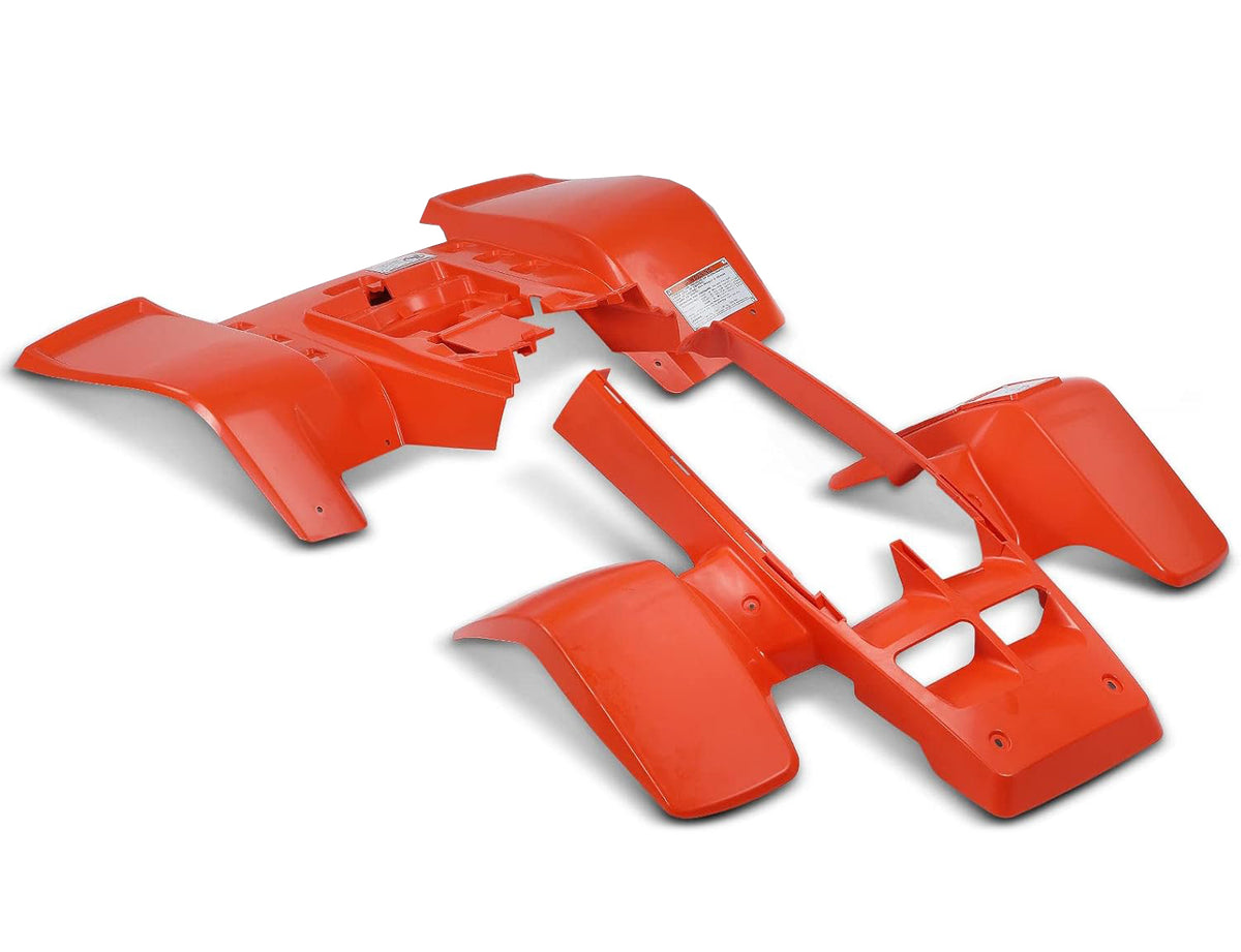 PLASTIC BODY SET ORANGE YAMAHA BANSHEE YFZ 350 1987-2006 2GU-W215C-G0-00