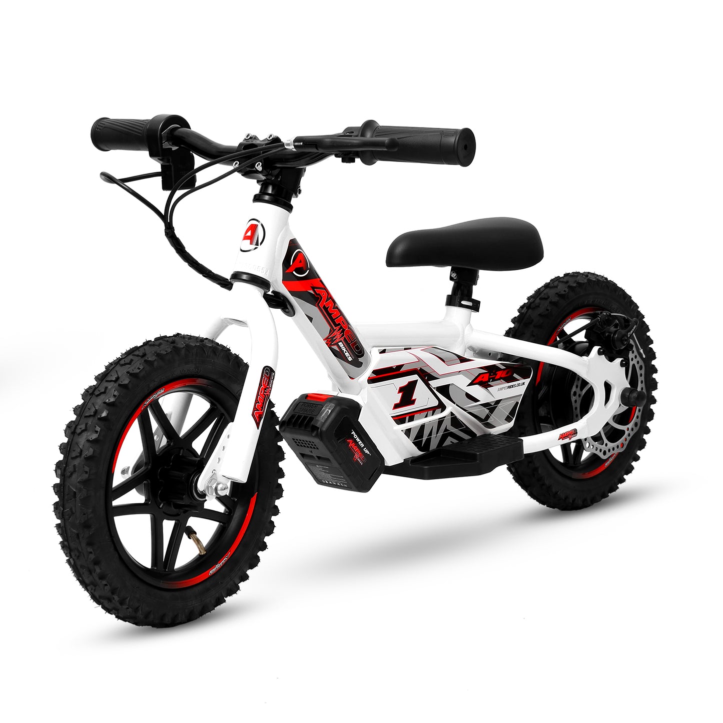 Amped A10 Electric Balance Bike – 18 V Li-ion | 150 W Hub Motor