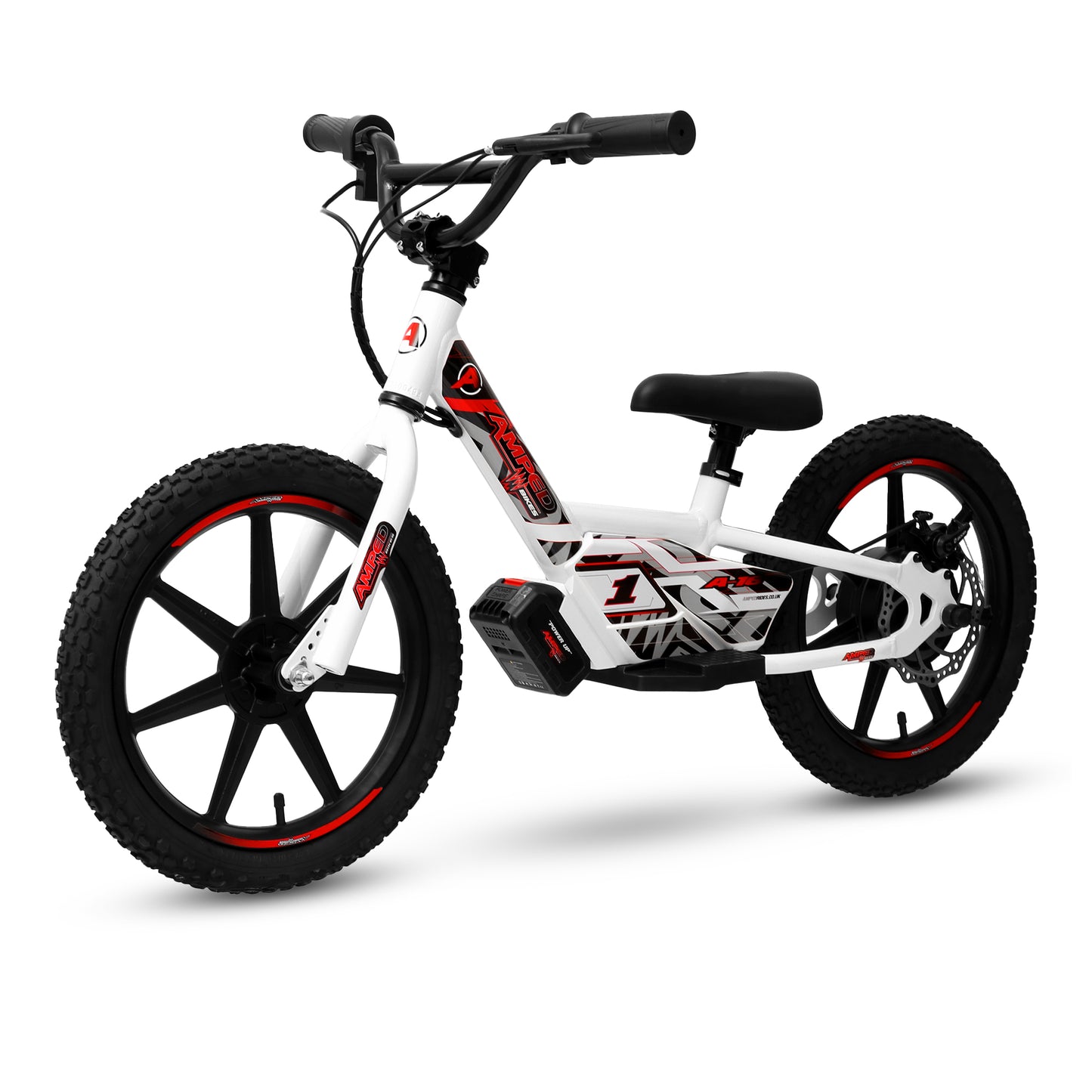Amped A16 Electric Dirt Balance Bike – 24V Lithium | 250W Motor