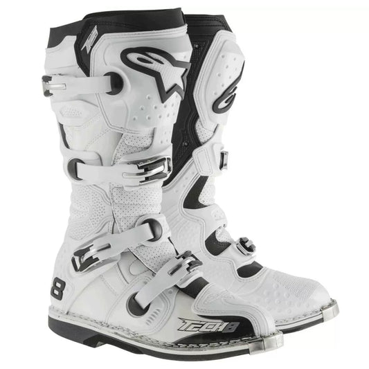 TECH-8 RS WHITE/WHITE 43, ALPINESTAR BOOTS MOTOCROSS, A110152009