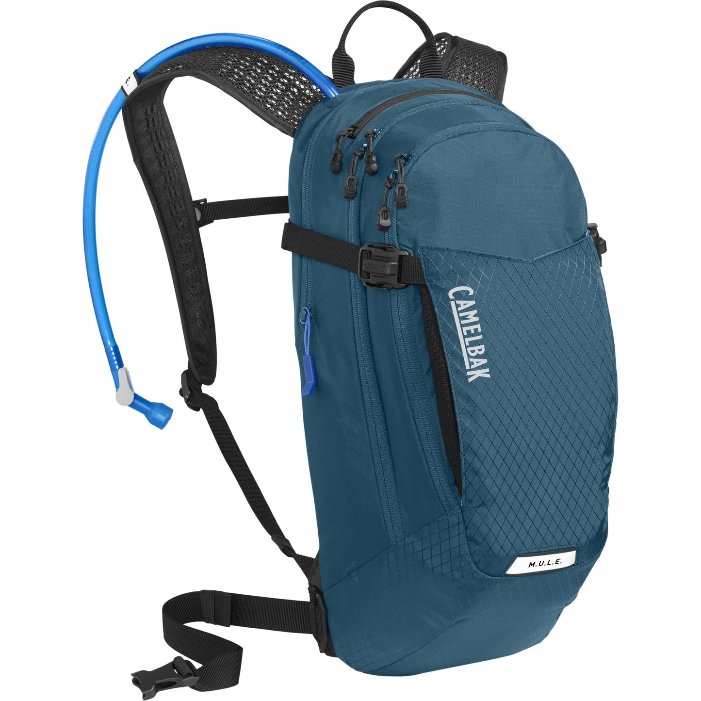 CAMELBAK M.U.L.E. HYDRATION PACK 12L WITH 3L RESERVOIR 2022: MOROCCAN BLUE/BLACK CBMULE