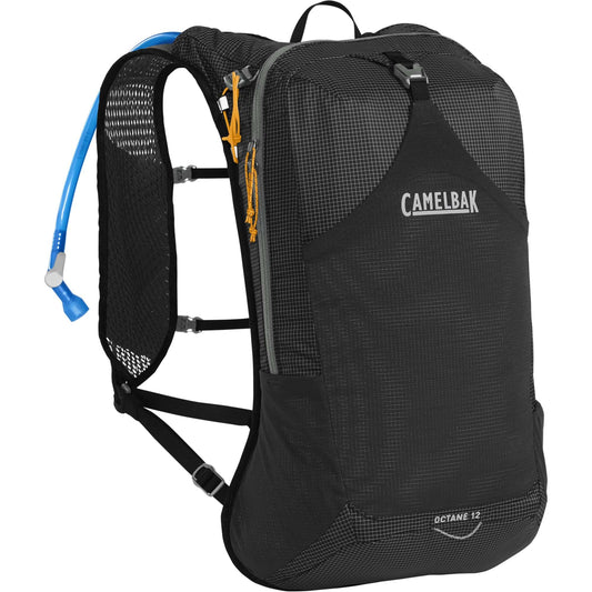 CAMELBAK OCTANE 12 FUSION 2L HYDRATION PACK 2023: BLACK/APRICOT 12L CBOCT12