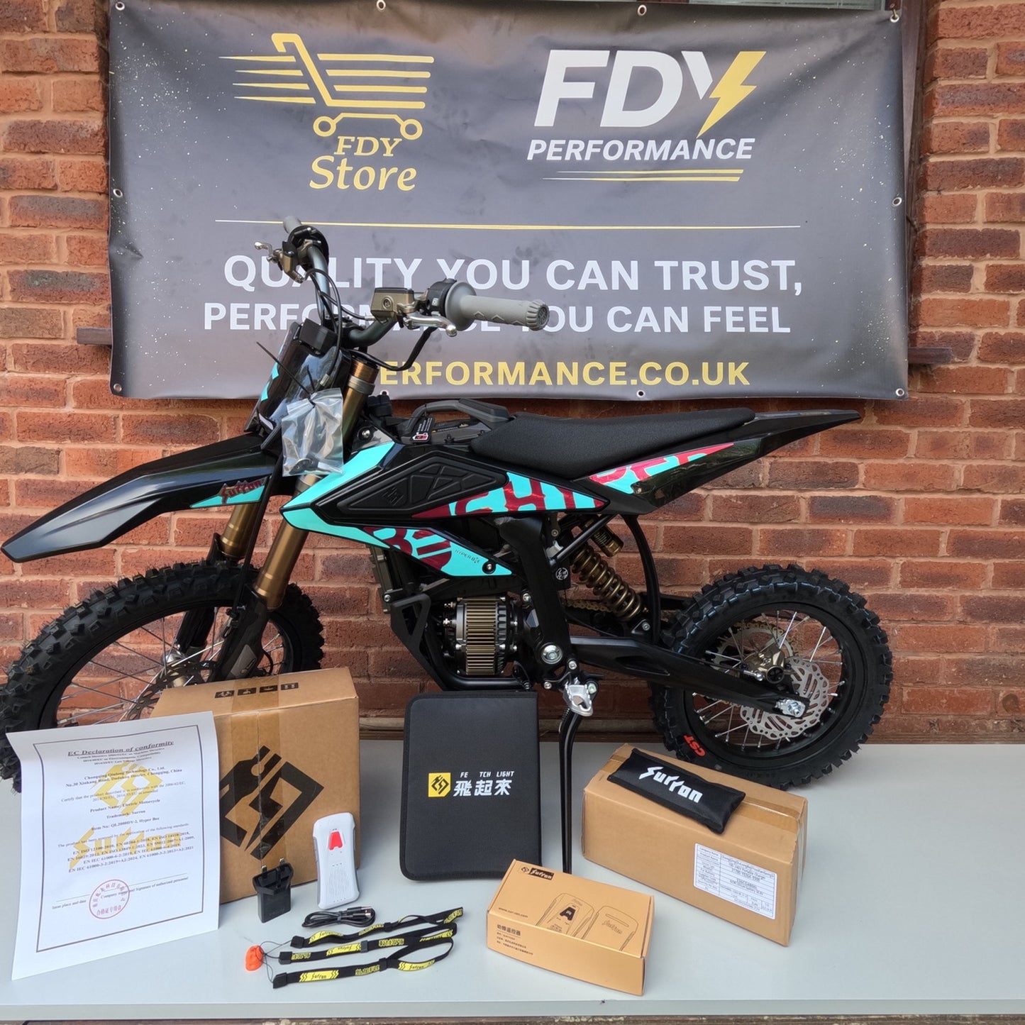 2025 Sur-Ron Hyper Bee – Blue – 12kW Electric Off-Road Bike – Finance Available