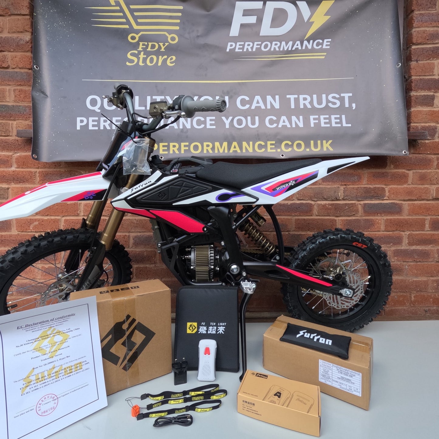 2025 Sur-Ron Hyper Bee – Pink – 12kW Electric Off-Road Bike – Finance Available