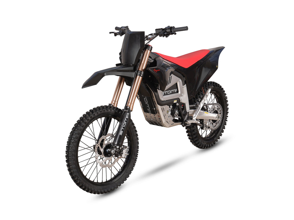 Stomp Haywire 2025 Electric Dirt Bike – 21kW | 74V 50Ah NCM | 21”/16 ...