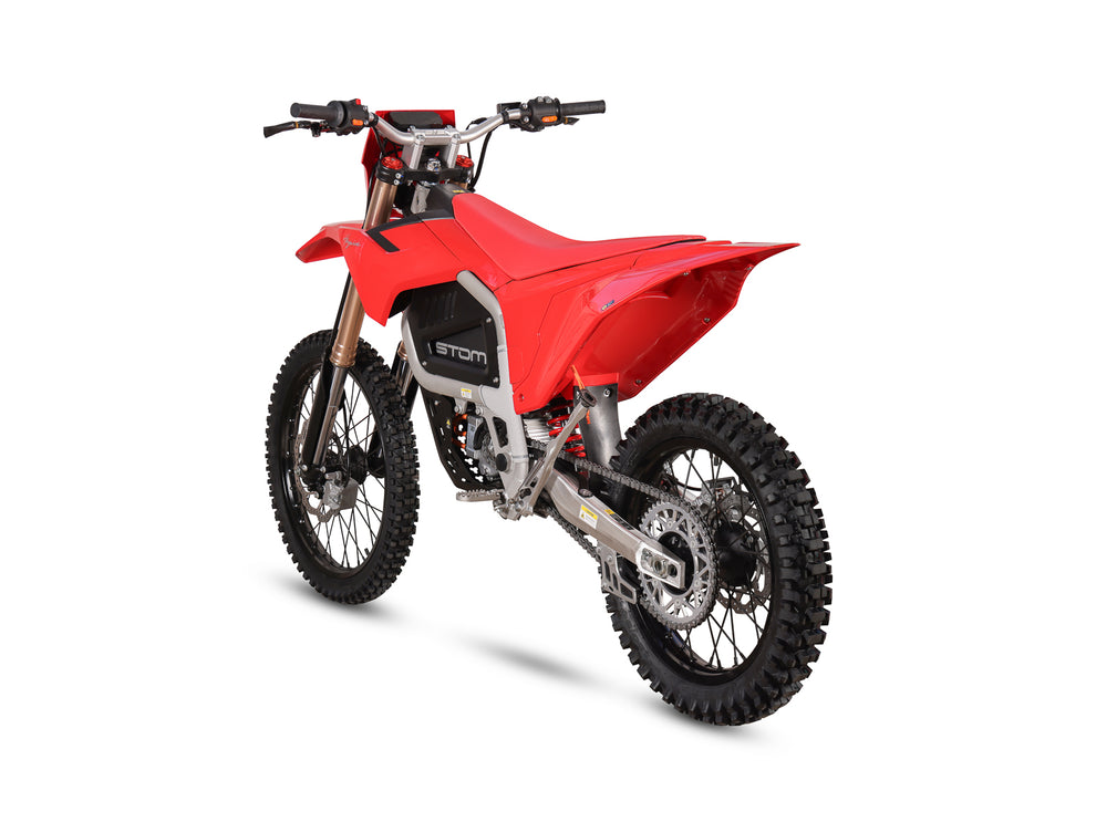 Stomp Haywire 2025 Electric Dirt Bike – 21kW | 74V 50Ah NCM | 21”/16 ...