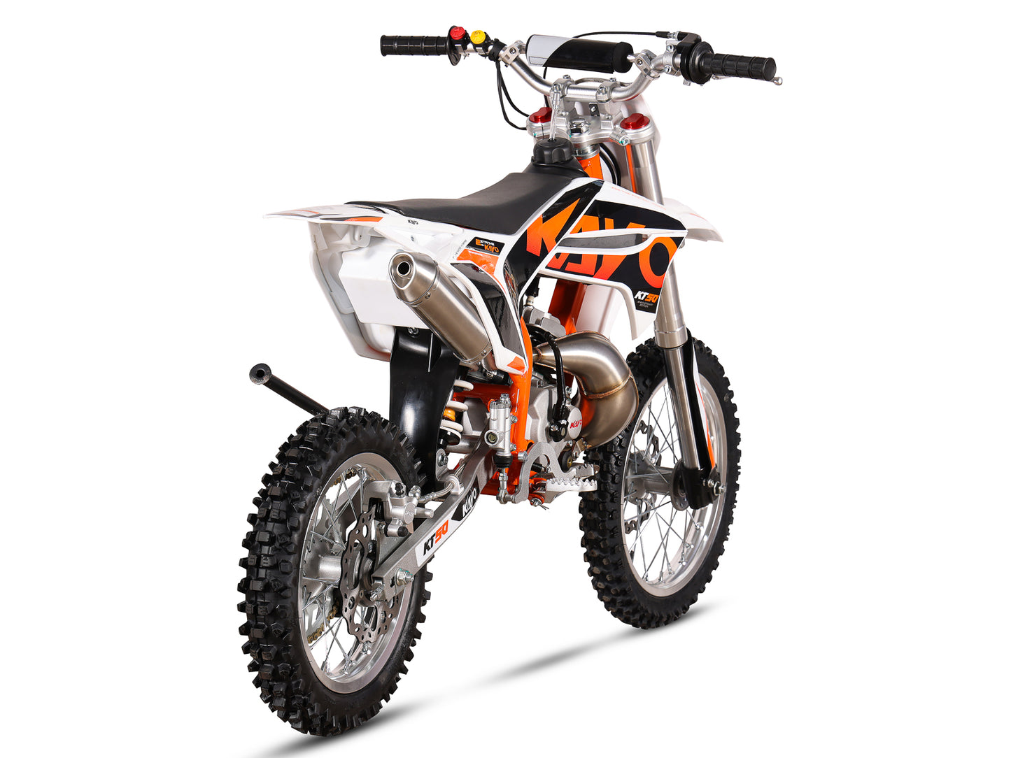 Kayo KT50 14/12 Dirt Bike – 50.2cc 2-Stroke, Auto, Electric + Kick Start – Brand New – Finance Available