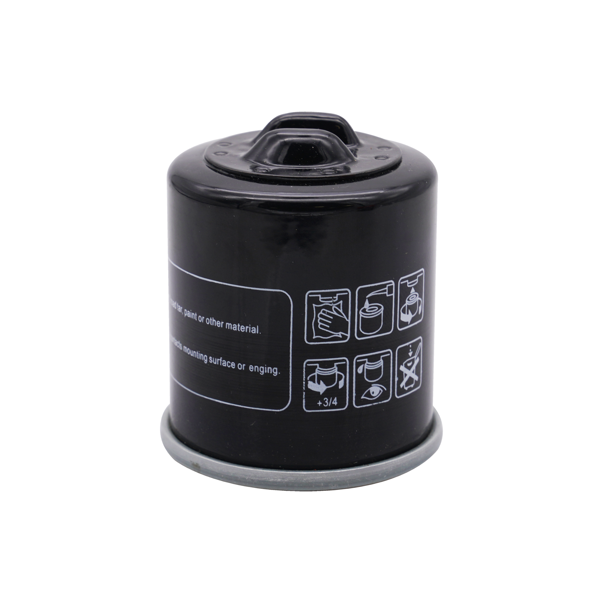 MTX Motorcycle Oil Filter Black Canister #026