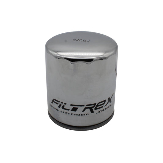 Filtrex Chrome Canister Oil Filter - #036