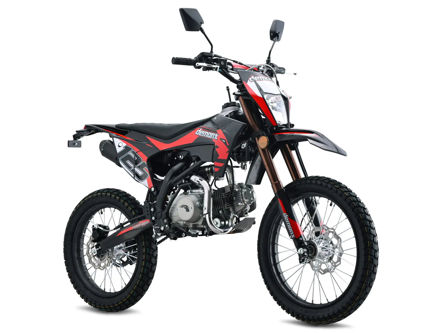 Demon X RoadRipper 125 Road Legal Motorbike | 125cc | Electric Start | 19/17 Wheels