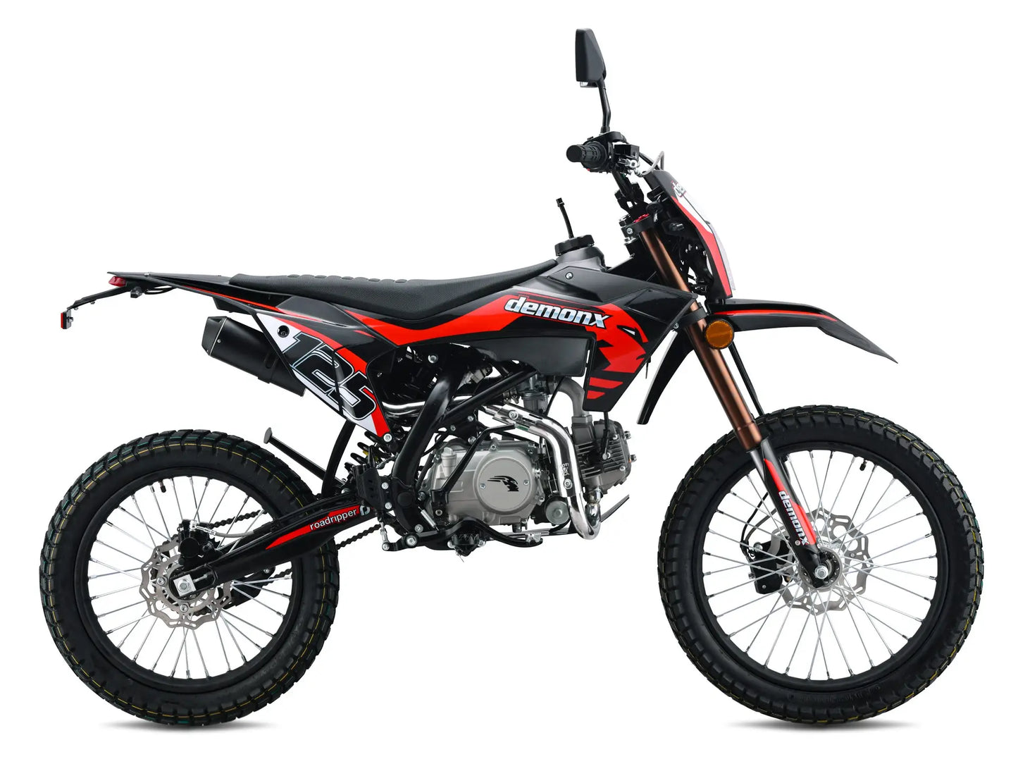Demon X RoadRipper 125 Road Legal Motorbike | 125cc | Electric Start | 19/17 Wheels