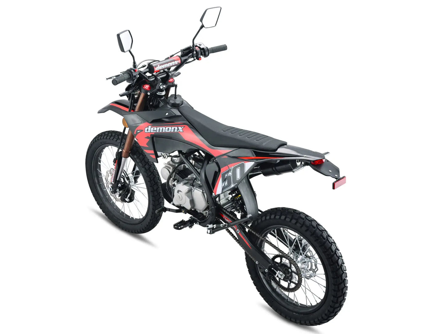 Demon X RoadRipper 50 Road Legal Motorbike | 50cc | Electric Start | 19/17 Wheels
