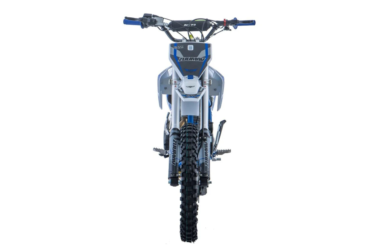 BRZ Racing Pro 250cc Manual Dirt Bike 19/16 Big Wheel Blue