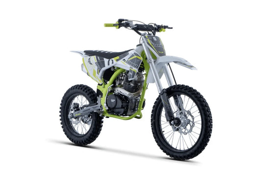 BRZ Racing Pro 250cc Manual Dirt Bike 19/16 Big Wheel Green