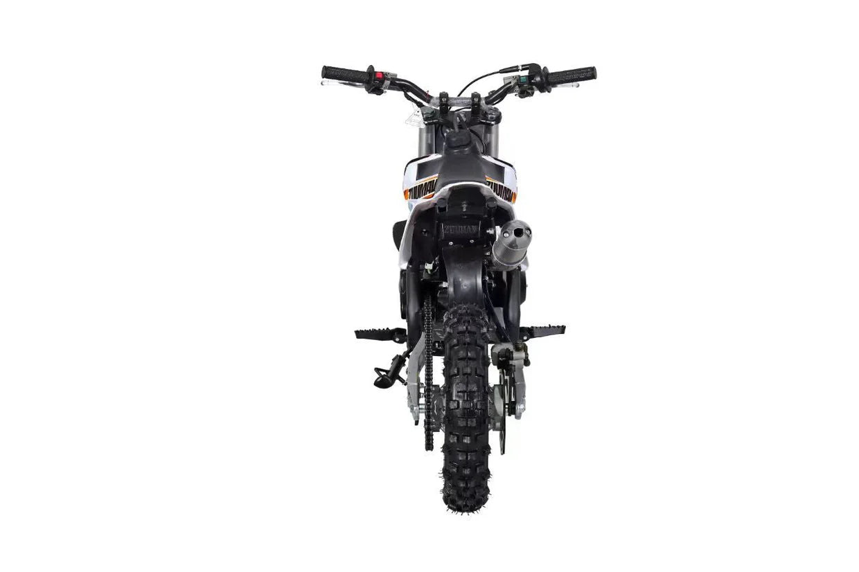 BRZ 70cc Kids Fully Automatic Dirt Bike White