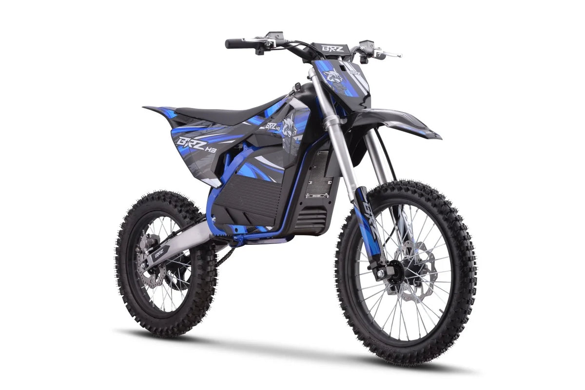 BRZ Neon Thunder Pro 72V 5000W Electric Dirt Bike RED