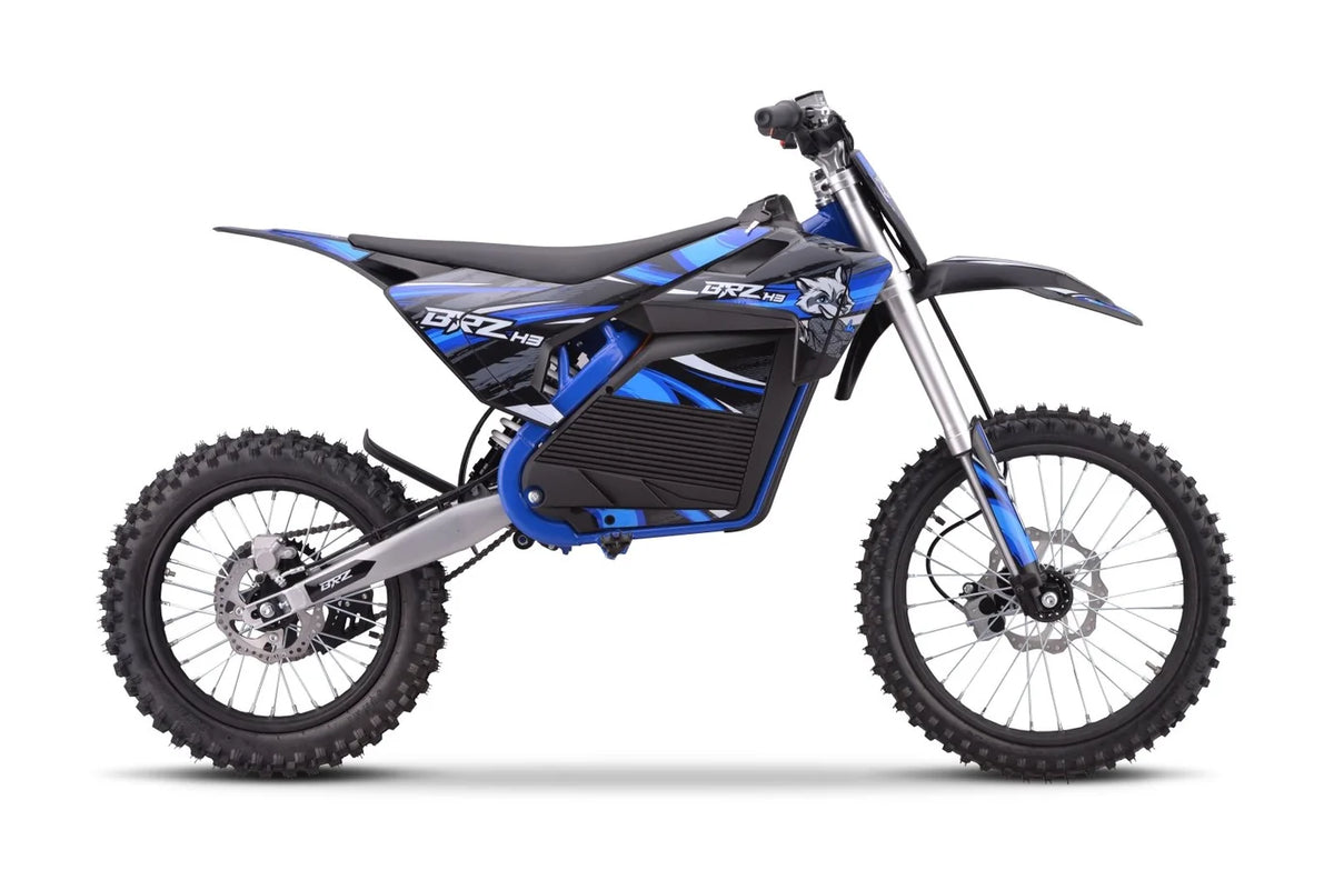 BRZ Neon Thunder Pro 72V 5000W Electric Dirt Bike RED