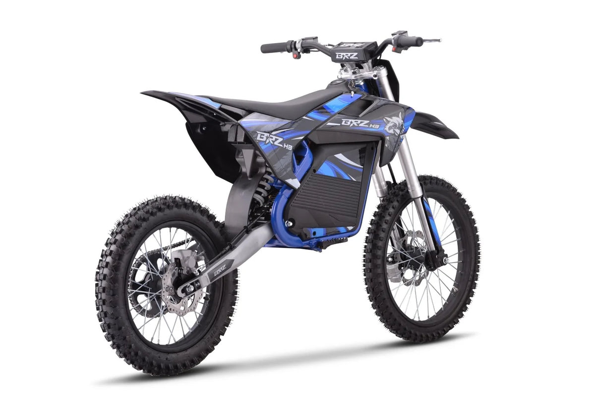 BRZ Neon Thunder Pro 72V 5000W Electric Dirt Bike RED