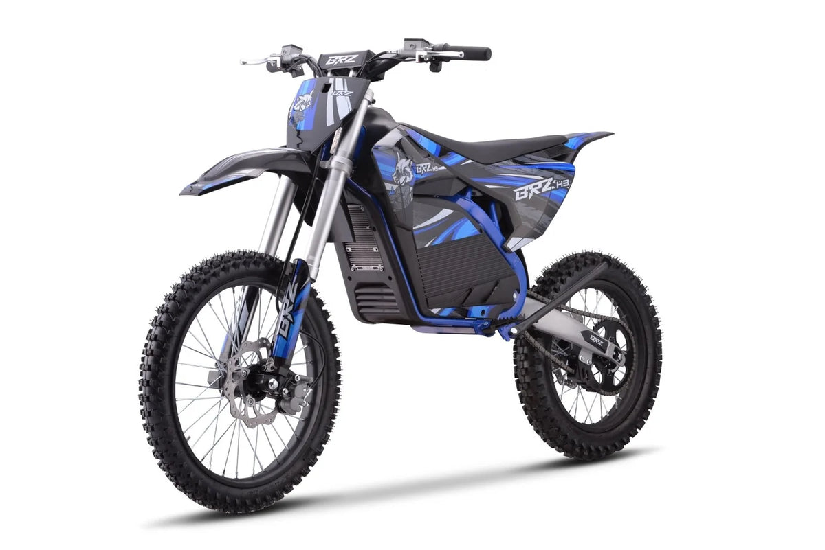 BRZ Neon Thunder Pro 72V 5000W Electric Dirt Bike RED