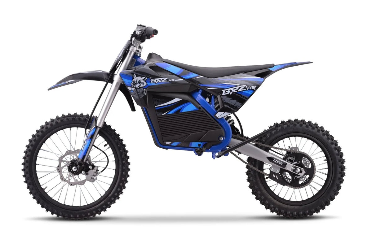 BRZ Neon Thunder Pro 72V 5000W Electric Dirt Bike RED