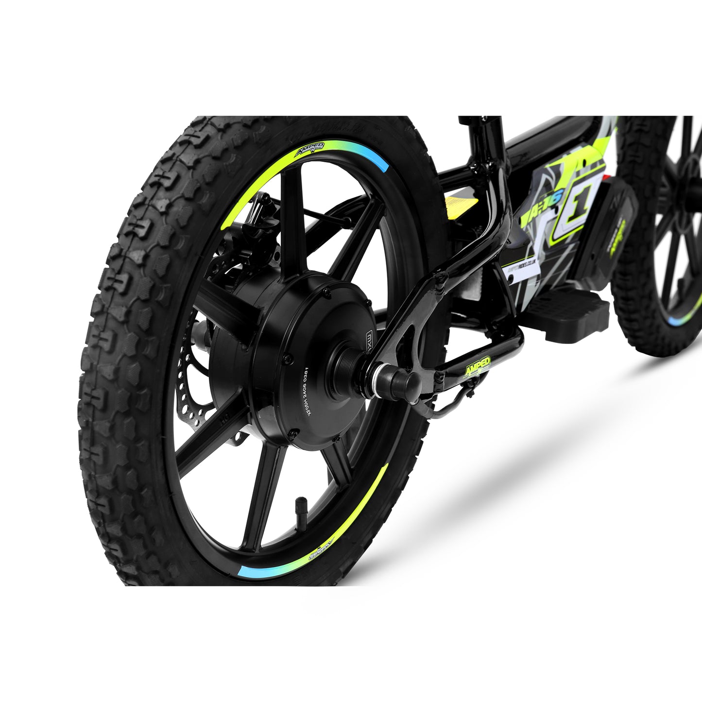 Amped A16 Electric Dirt Balance Bike – 24V Lithium | 250W Motor