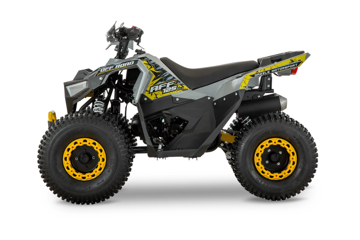 Dazzle Transformer 125cc Junior Petrol Quad Bike red