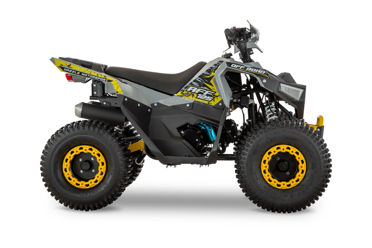Dazzle Transformer 125cc Junior Petrol Quad Bike red