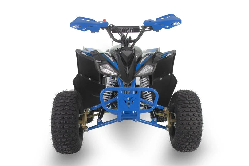 Elite 2025 Exhilarator Pro 110cc Petrol Junior Quad Bike blue