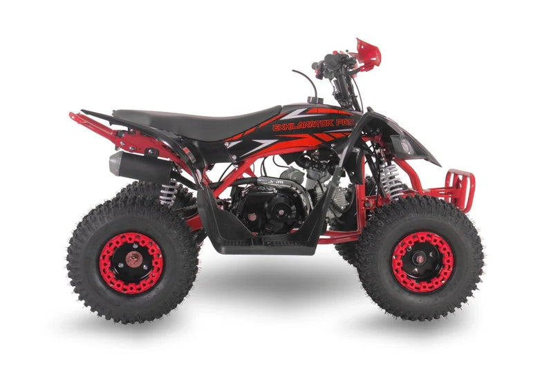 Elite 2025 Exhilarator Pro 110cc Petrol Junior Quad Bike blue