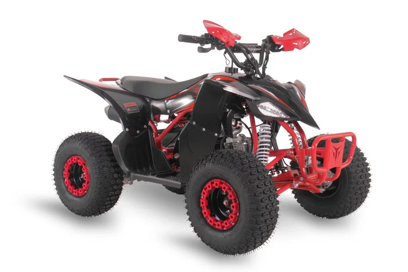 Elite 2025 Exhilarator Pro 110cc Petrol Junior Quad Bike blue