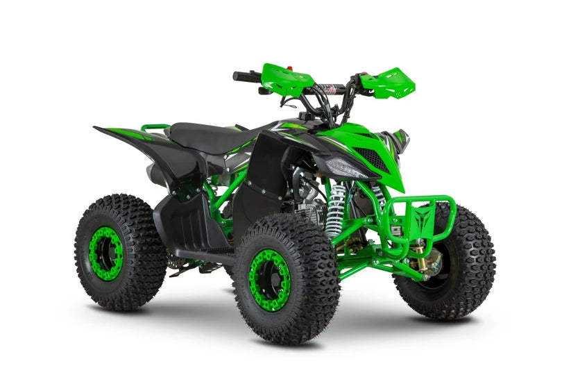 Elite 2025 Exhilarator Pro 110cc Petrol Junior Quad Bike blue