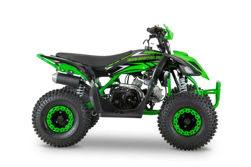 Elite 2025 Exhilarator Pro 110cc Petrol Junior Quad Bike blue