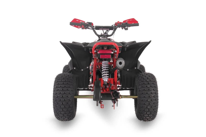 Elite 2025 Exhilarator Pro 110cc Petrol Junior Quad Bike blue