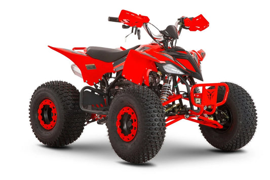 Exhilarator Pro Elite 150cc Junior Quad Bike red