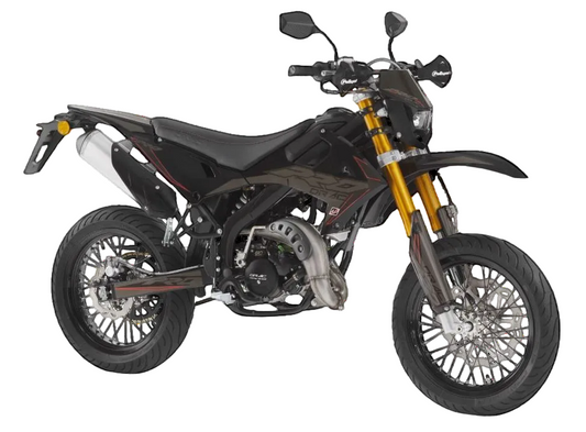 DRAC Supermoto RE Northern Lights 50 Road Legal Supermoto Black