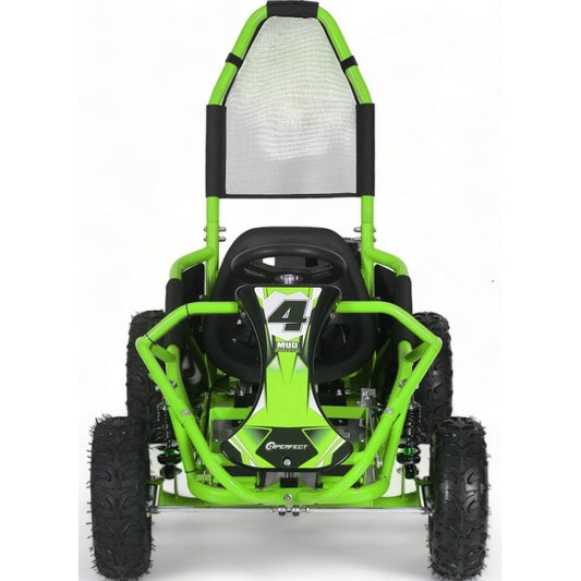 100cc Mud Monster Kids Petrol Go Kart Green