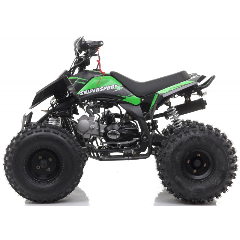 120cc Sniper Pro Quad Bike – Fully Automatic with Reverse Black