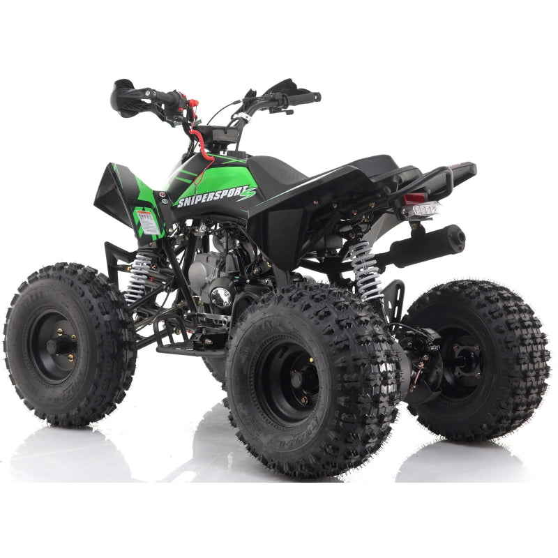 120cc Sniper Pro Quad Bike – Fully Automatic with Reverse Black